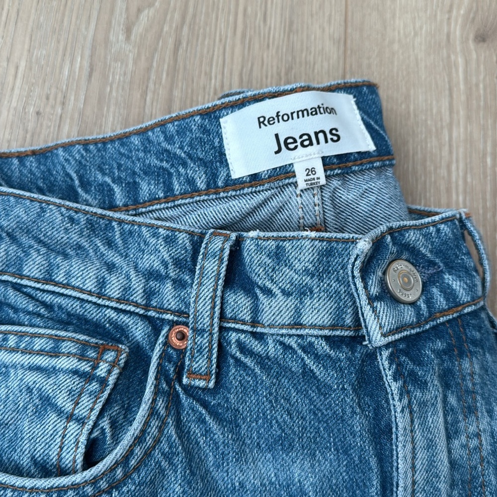 Reformation Val 90s straight jeans - Picture 3 of 7
